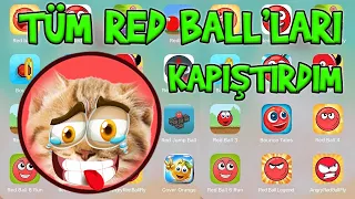 TÜM RED BALL LARI KAPIŞTIRDIM - Red Ball 1 3 4 5 6 11 , Ball Hero , Roller Ball , Bounce Ball