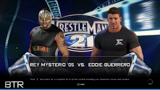 WWE 2K22 Rey Mysterio 2K Showcase vs Eddie Guerrero Wrestlemania 21