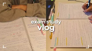 Exam study vlog | 72 HOURS of studying smooth like butter 🍞