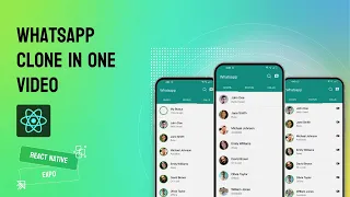 Let's Build the WhatsApp with REACT NATIVE for Beginners Mobile App