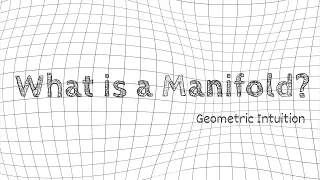 What is a manifold? Circle is a manifold.