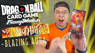 NEW Dragon Ball Super Card Game Fusion World - Blazing Aura FB02 Booster Box Opening!