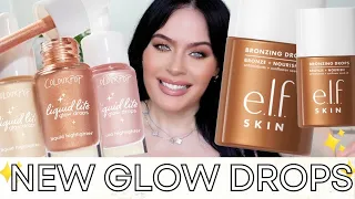 That GLOW!! elf Bronzing Drops * NEW Colourpop Makeup !! Testing Out New Makeup !!