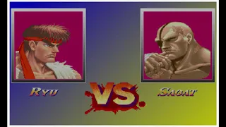 I play Street Fighter Ryu vs Sagat by OTR before Flash ends