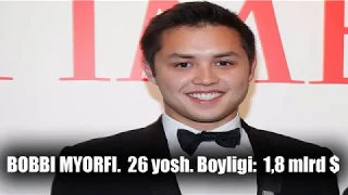 DUNYONING ENG YOSH MILLIARDERLARI