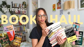 spring tbr and a very tall book haul