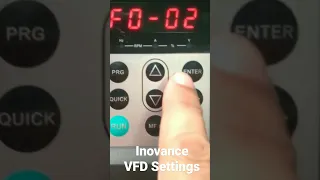 VFD Parameter Settings