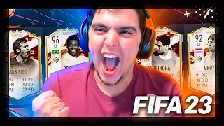 O FUT DRAFT SÓ COM AS LENDAS!! | FIFA 23