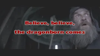 Malukah - The Dragonborn Comes (karaoke instrumental lyrics) - RAFM Oddball Karaoke