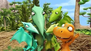 Поезд динозавров песня Тайни и Шайни Мультфильм для детей про динозавров