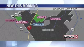 Reported sonic boom rattles Edgewood