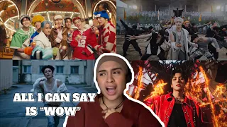 NCT DREAM 'Candy' + ATEEZ - 'HALAZIA' + Vernon 'Black Eye' + MONSTA X 'Beautiful Liar' REACTION!!