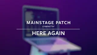 Here Again - Elevation Worship (MainStage Patch Keys)