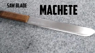 Machete making from old Saw Blade