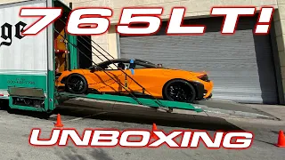 IT'S HERE! * McLaren 765LT UNBOXING and Delivery