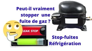 Panne fuite de gaz réfrigérant sur un réfrigérateur . Part 1/2