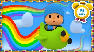 ✈️ POCOYO in ENGLISH - Airplane Adventure [94 min] | Full Episodes | VIDEOS and CARTOONS for KIDS