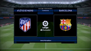 ATLÉTICO DE MADRID X BARCELONA | CAMPEONATO ESPANHOL (GAMEPLAY PES 2017 ATUALIZADO 2022)