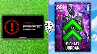 He Got *BANNED* & This Locker code HACKED Him With The 13 Greatest NBA Players!!!
