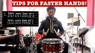 Berklee Grad teaches drum warmup for faster hands!