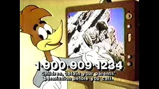 Woody Woodpecker Hotline Commercial (1988)