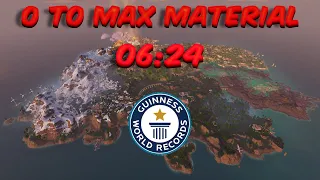 WORLD RECORD 0 To Max Material 🌍⏺️