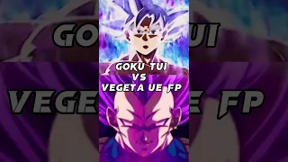 Goku (all forms)Vs Vegeta (all forms) with proof #shorts #dragonball