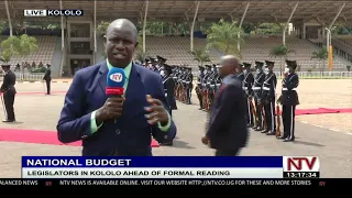 Legislators in Kololo ahead of National Budget reading