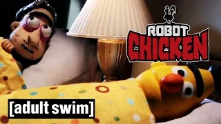 Bert and Ernie get a new roommate | Robot Chicken | Adult Swim