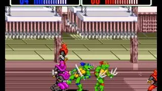 Teenage Mutant Ninja Turtles: The Hyperstone Heist 2 player Netplay Sega Genesis