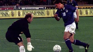 Baggio, The return to the 'Azzurri' ➤ITALIA-POLONIA 1997