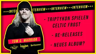 Tom G Warrior von Celtic Frost, Hellhammer & Triptykon –  Rock Hard Festival, Vinyl & neues Album?