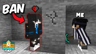 I Went To My Enemy's Base To Ban this Player in this Minecraft SMP || SCHOOL SMP #2