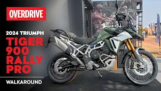 First glimpse of the 2024 Triumph Tiger 900 Rally Pro - Walkaround | OVERDRIVE