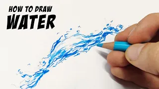 HOW TO DRAW WATER | Tutorial | #shorts | DrawlikeaSir