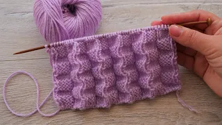 🎀 Double sided 3D knitting pattern