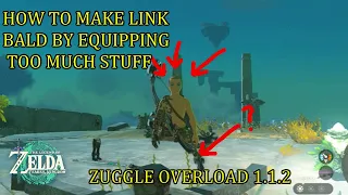 How Link Lost his Hair, Breaking the game with New Zuggle Glitch in 1.1.2 Zelda Tears of the Kingdom