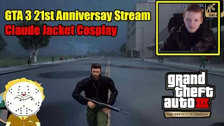 GTA 3 21st Anniversary 100% Completion Stream! Claude Jacket Cosplay