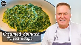 How to Make Perfect Creamed Spinach Recipe - Steakhouse Creamed Spinach 🥩