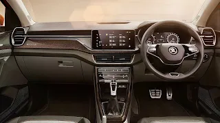 NEW Skoda KUSHAQ 2022 - INTERIOR details & TRUNK space (small SUV)