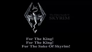 Skyrim Main Theme Misheard Lyrics