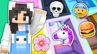 💜Minecraft BUT Every Room is a Different EMOJI