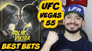 UFC Vegas 55 | BEST BETS & Betting Tips | Holm vs. Vieira