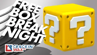 Free Box Break Night — Live Sports Cards Box Break and Pack Opening