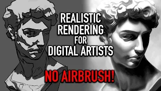 Art Tutorial REALISTIC RENDERING | PAINT WITHOUT AIRBRUSH