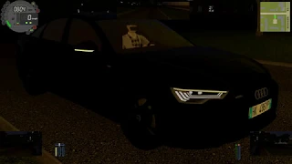 2019 Audi A6 Sedan "Black Edition" (Diesel Engine) by TJ -for City Car Driving 1.5.6 (night)