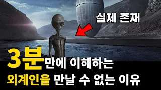 우리가 외계인을 만날 수 없는 3가지 이유