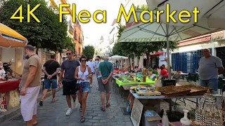 Thursday's Flea Market and San Julián area - 4k  Seville Virtual Walking Tour 2022, Spain 🇪🇸