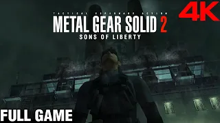 Metal Gear Solid 2 : Sons Of Liberty HD Remastered (PS3 4K) Longplay Walkthrough Full Gameplay