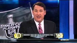 Bruins Penguins rivalry. NBC pregame breakdown 6/3/13 Boston Bruins vs Pittsburgh Penguins NHL